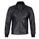 Bomber Leather Jacket Men