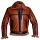 brown mens shearling jacket for winter