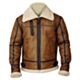 Brown Warm Shearling Jacket