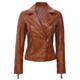 Brown Women Leather Jacket