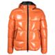Glossy Orange Puffer Jacket