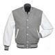 Grey And White Varsity Jacket