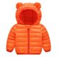 Kids Orange Puffer Jacket