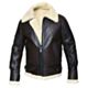 Mens Shearling Leather Jacket Winters