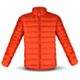 orange puffer jacket women
