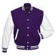 Purple And White Varsity Jacket
