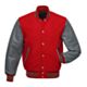 Red And Grey Varsity Jacket