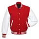 Red And White Varsity Jacket