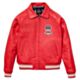 Red Avirex Leather Jacket