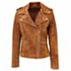 Suede Leather Jacket Women