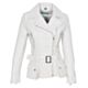 white leather jacket women