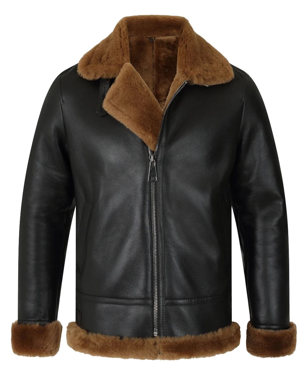 Black Shearling Moto Jacket Black Shearling Moto Jacket