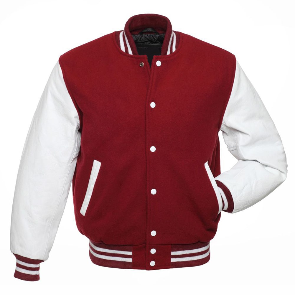 Maroon And White Varsity Jacket Maroon And White Varsity Jacket