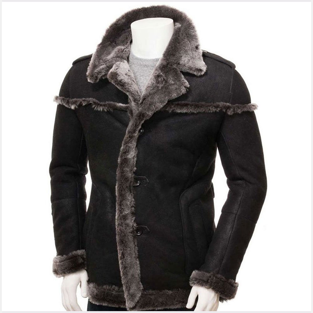 Suede Shearling Jacket Mens Suede Shearling Jacket Mens